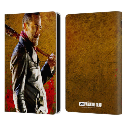 AMC The Walking Dead Negan Lucille 1 Leather Book Wallet Case Cover For Amazon Kindle 11th Gen (2024)