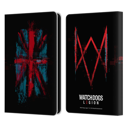 Watch Dogs Legion Key Art Flag Glitch Leather Book Wallet Case Cover For Amazon Kindle 11th Gen (2024)