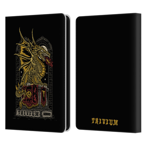 Trivium Graphics Big Dragon Leather Book Wallet Case Cover For Amazon Kindle 11th Gen (2024)
