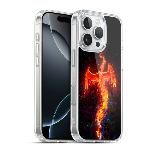 Christos Karapanos Mythical Fireborn Soft Gel Case for Apple iPhone 16 Pro & MagSafe
