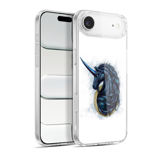 Christos Karapanos Mythical Monokeros Black Soft Gel Case for Apple iPhone 17 Air