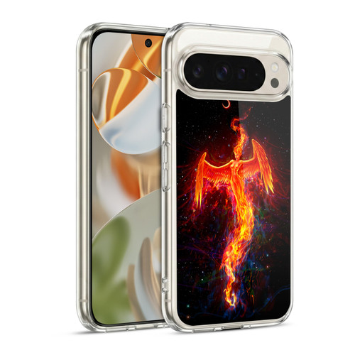 Christos Karapanos Mythical Fireborn Soft Gel Case for Google Pixel 9 / Pixel 9 Pro