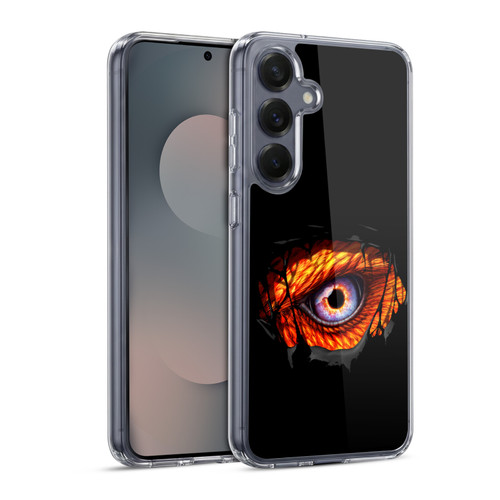 Christos Karapanos Mythical Phoenix Eye Soft Gel Case for Samsung Galaxy S25 & MagSafe