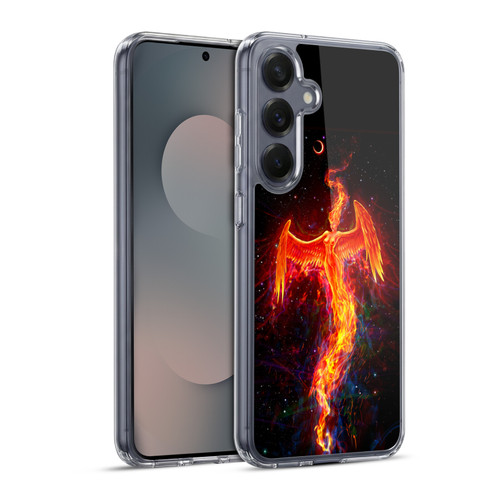 Christos Karapanos Mythical Fireborn Soft Gel Case for Samsung Galaxy S25+ & MagSafe