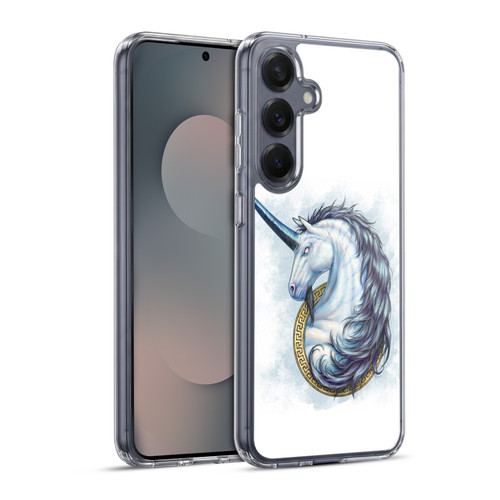 Christos Karapanos Mythical Monokeros Soft Gel Case for Samsung Galaxy S25+ & MagSafe