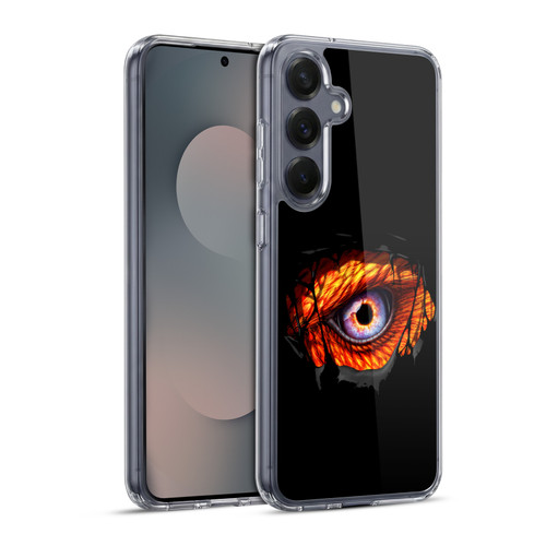 Christos Karapanos Mythical Phoenix Eye Soft Gel Case for Samsung Galaxy S25+ & MagSafe