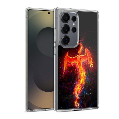 Christos Karapanos Mythical Fireborn Soft Gel Case for Samsung Galaxy S25 Ultra & MagSafe