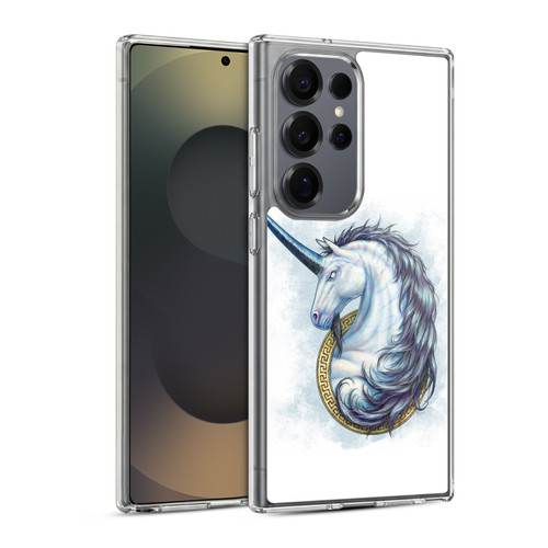 Christos Karapanos Mythical Monokeros Soft Gel Case for Samsung Galaxy S25 Ultra & MagSafe