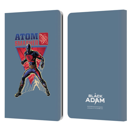 Black Adam Graphics Atom Smasher Leather Book Wallet Case Cover For Amazon Kindle Paperwhite 1 / 2 / 3