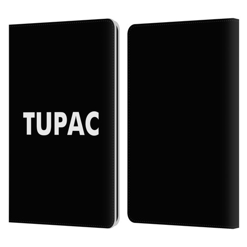 Tupac Shakur Logos Sans Serif Leather Book Wallet Case Cover For Amazon Kindle Paperwhite 1 / 2 / 3