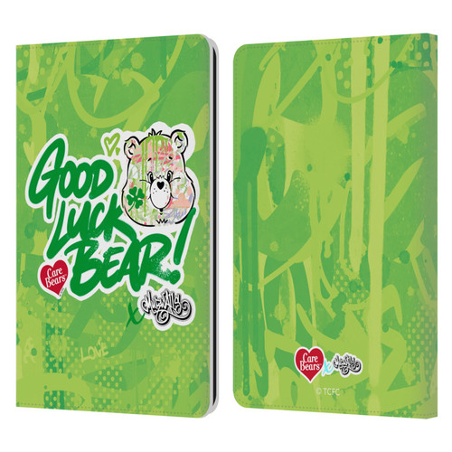 Care Bears Graffiti Collection by Murwalls Good Luck Leather Book Wallet Case Cover For Amazon Kindle Paperwhite 1 / 2 / 3