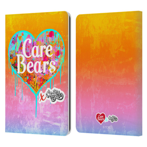Care Bears Graffiti Collection by Murwalls Heart Tag Leather Book Wallet Case Cover For Amazon Kindle Paperwhite 1 / 2 / 3