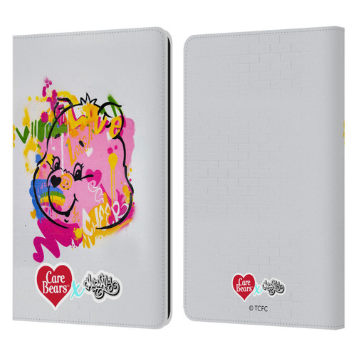 Care Bears Graffiti Collection by Murwalls Painted Leather Book Wallet Case Cover For Amazon Kindle Paperwhite 1 / 2 / 3