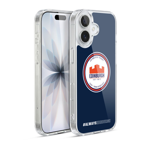 Edinburgh Rugby Graphics 150th Logo Soft Gel Case for Apple iPhone 17