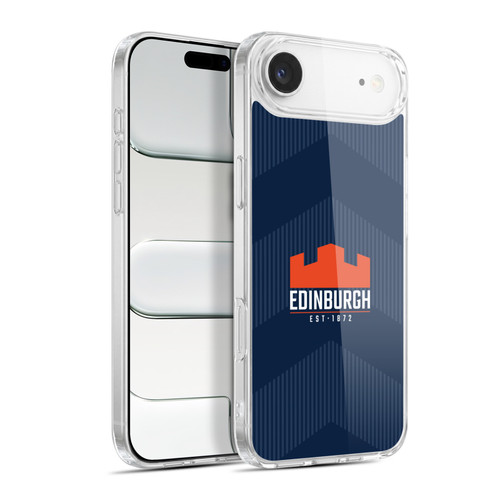 Edinburgh Rugby Graphics Lines Soft Gel Case for Apple iPhone 17 Air