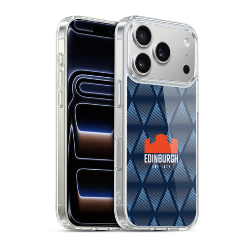 Edinburgh Rugby Graphics Pattern Soft Gel Case for Apple iPhone 17 Pro