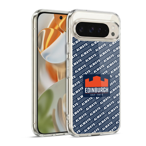 Edinburgh Rugby Graphics Logo Pattern Soft Gel Case for Google Pixel 9 / Pixel 9 Pro