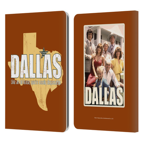 Dallas: Television Series Graphics Quote Leather Book Wallet Case Cover For Amazon Kindle Paperwhite 1 / 2 / 3