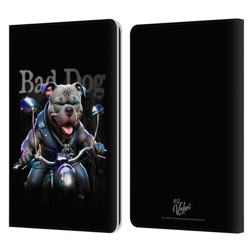 D.S. Valori Kitty And Puppy Bad Dog Leather Book Wallet Case Cover For Amazon Kindle Paperwhite 1 / 2 / 3