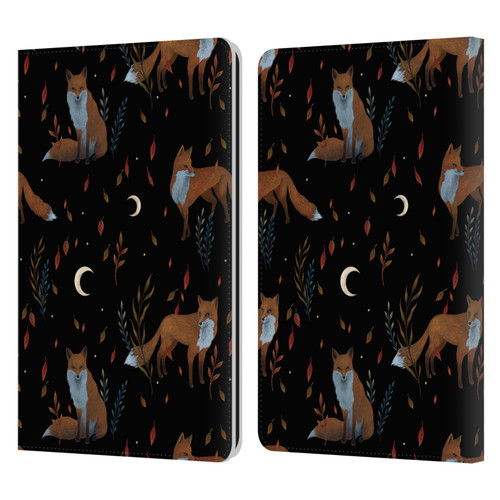 Episodic Drawing Art Foxes Pattern Leather Book Wallet Case Cover For Amazon Kindle Paperwhite 1 / 2 / 3