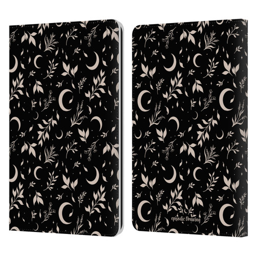 Episodic Drawing Florals & Serpents Moon Garden Leather Book Wallet Case Cover For Amazon Kindle Paperwhite 1 / 2 / 3