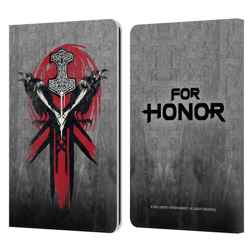 For Honor Icons Viking Leather Book Wallet Case Cover For Amazon Kindle Paperwhite 1 / 2 / 3