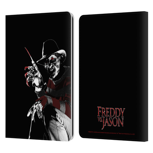 Freddy VS. Jason Graphics Freddy Leather Book Wallet Case Cover For Amazon Kindle Paperwhite 1 / 2 / 3