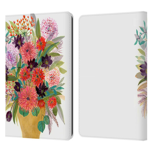 Suzanne Allard Floral Art Celebration Leather Book Wallet Case Cover For Amazon Kindle Paperwhite 1 / 2 / 3