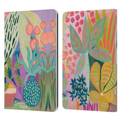 Suzanne Allard Floral Art Palm Heaven Leather Book Wallet Case Cover For Amazon Kindle Paperwhite 1 / 2 / 3