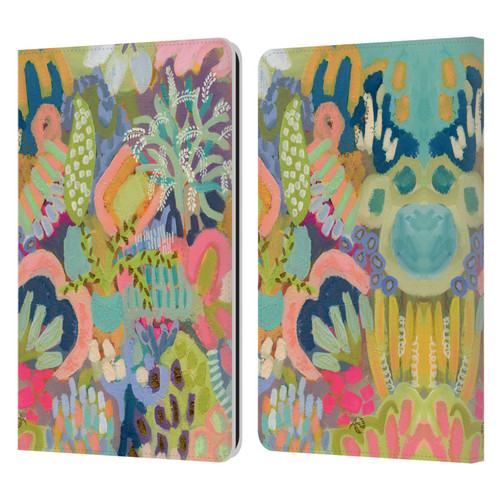 Suzanne Allard Floral Art Summer Fiesta Leather Book Wallet Case Cover For Amazon Kindle Paperwhite 1 / 2 / 3