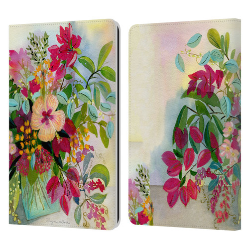 Suzanne Allard Floral Graphics Flamands Leather Book Wallet Case Cover For Amazon Kindle Paperwhite 1 / 2 / 3