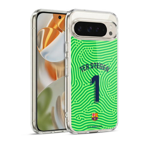 FC Barcelona 2020/21 Players Home Kit Group 1 Marc-André ter Stegen Soft Gel Case for Google Pixel 9 / Pixel 9 Pro