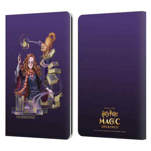Harry Potter: Magic Awakened Characters Hermione Leather Book Wallet Case Cover For Amazon Kindle Paperwhite 1 / 2 / 3