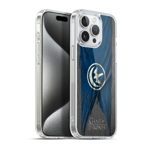 HBO Game of Thrones Sigil Flags Arryn Soft Gel Case for Apple iPhone 15 Pro Max & MagSafe