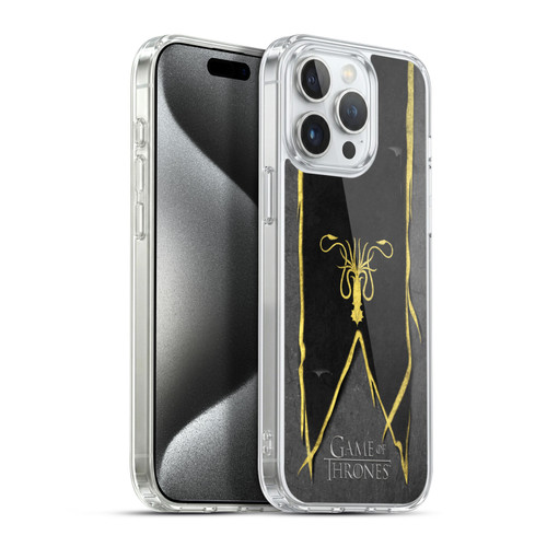 HBO Game of Thrones Sigil Flags Greyjoy Soft Gel Case for Apple iPhone 15 Pro Max & MagSafe