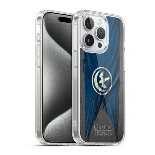 HBO Game of Thrones Sigil Flags Arryn Soft Gel Case for Apple iPhone 15 Pro & MagSafe