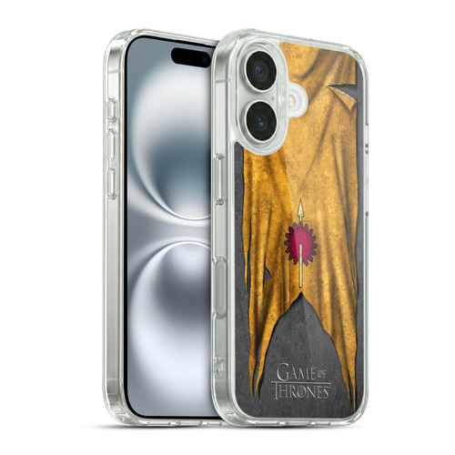 HBO Game of Thrones Sigil Flags Martell Soft Gel Case for Apple iPhone 16 & MagSafe