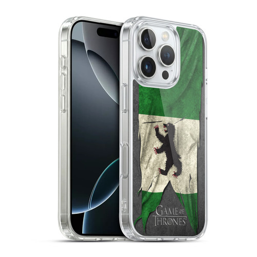 HBO Game of Thrones Sigil Flags Mormont Soft Gel Case for Apple iPhone 16 Pro & MagSafe