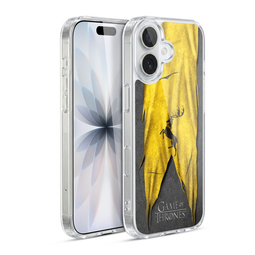 HBO Game of Thrones Sigil Flags Baratheon Soft Gel Case for Apple iPhone 17