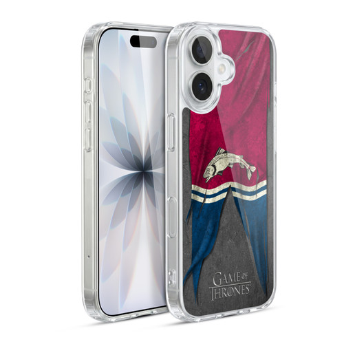 HBO Game of Thrones Sigil Flags Tully Soft Gel Case for Apple iPhone 17