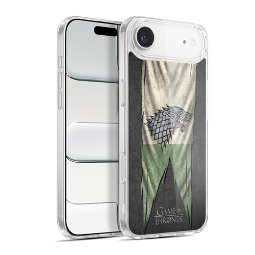 HBO Game of Thrones Sigil Flags Stark Soft Gel Case for Apple iPhone 17 Air