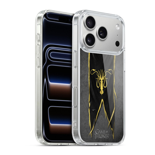 HBO Game of Thrones Sigil Flags Greyjoy Soft Gel Case for Apple iPhone 17 Pro