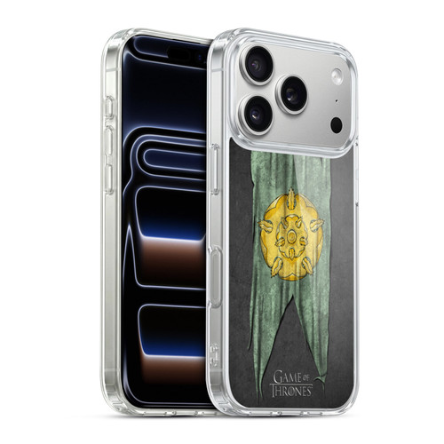 HBO Game of Thrones Sigil Flags Tyrell Soft Gel Case for Apple iPhone 17 Pro