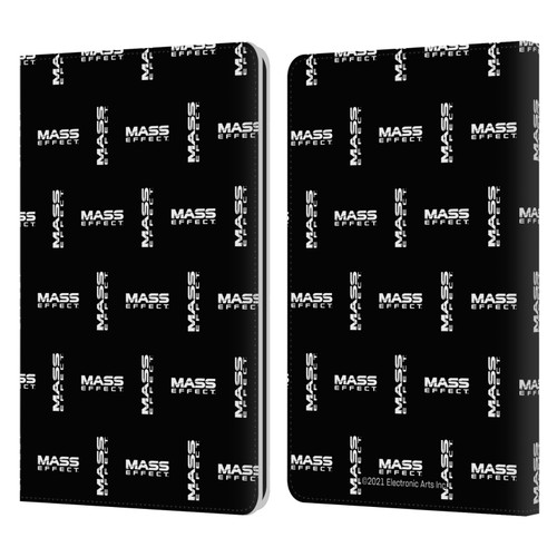 EA Bioware Mass Effect Graphics Logo Pattern Leather Book Wallet Case Cover For Amazon Kindle Paperwhite 1 / 2 / 3