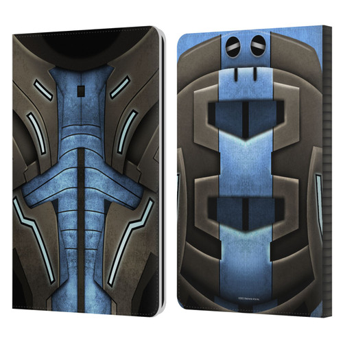 EA Bioware Mass Effect Armor Collection Garrus Vakarian Leather Book Wallet Case Cover For Amazon Kindle Paperwhite 1 / 2 / 3