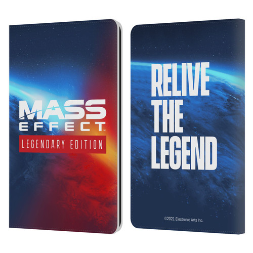 EA Bioware Mass Effect Legendary Graphics Logo Key Art Leather Book Wallet Case Cover For Amazon Kindle Paperwhite 1 / 2 / 3