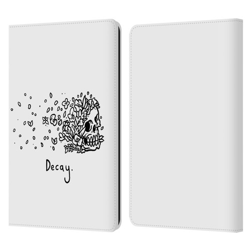 Matt Bailey Skull Decay Leather Book Wallet Case Cover For Amazon Kindle Paperwhite 1 / 2 / 3