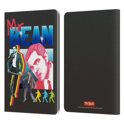 Mr. Bean Graphic Art Bike Leather Book Wallet Case Cover For Amazon Kindle Paperwhite 1 / 2 / 3