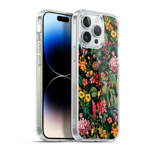 LebensArt Jungle Plants And Animals Multicolor Soft Gel Case for Apple iPhone 13 Pro Max & MagSafe