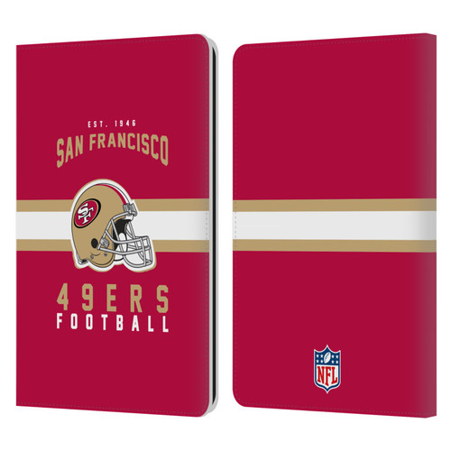 NFL San Francisco 49ers Graphics Helmet Typography Leather Book Wallet Case Cover For Amazon Kindle Paperwhite 1 / 2 / 3